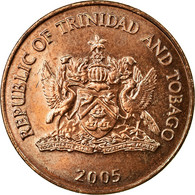 Monnaie, TRINIDAD & TOBAGO, 5 Cents, 2005, Franklin Mint, SUP, Bronze, KM:30 - Trinidad Y Tobago