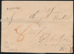 1826 Portós Levél / Unpaid Cover 'v EPERIES' - Other & Unclassified