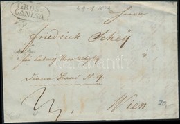 1842 Levél / Cover 'GROS= / CANISA' - Wien - Other & Unclassified