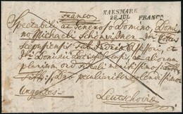 1845 Francoa Levél / Cover 'KAESMARK' - Other & Unclassified