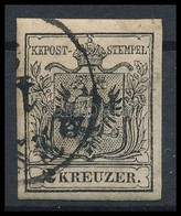 O 1850 2kr Mélyfekete / Deep Black MP IIIb, Gumival / With Gum 'PES(TH)' Certificate: Strakosch - Other & Unclassified