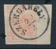 O 1850 3kr Extra 10 Mm-es ívszéllel! / With Large 10 Mm Margin 'SZERDAHELY' (Gudlin 150 P) - Autres & Non Classés