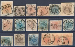 O 1850 18 Db Bélyeg Szép, Olvasható Bélyegzésekkel / 18 Stamps With Nice, Readable Cancellations - Other & Unclassified