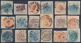 O 1850 18 Db Bélyeg Szép, Olvasható Bélyegzésekkel / 18 Stamps With Nice And Readable Cancellations - Autres & Non Classés