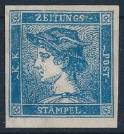 (*) 1851 Hírlapbélyeg / Newspaper Stamp IIIb Certificate: Strakosch - Sonstige & Ohne Zuordnung