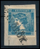 1851 Hírlapbélyeg / Newspaper Stamp IIIb 'SZ.GYÖRÖK' Certificate: Steiner - Autres & Non Classés