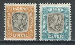 Island Mi D24, 28 * MH - Dienstzegels