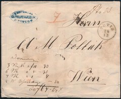 ~1851 Értéklevél Portózva / Insured Cover With Postage Due 'TOTIS' - Wien - Other & Unclassified