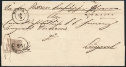 1851 6kr Levélen / On Cover 'DETTA' - Lugosch (Gudlin 100 P) - Other & Unclassified