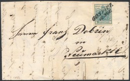 1852 9kr Levélen / On Cover 'GOSPICH' - Neumarktl - Other & Unclassified