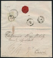 1853 Portós Levél / Cover With Postage Due 'KÖRMEND' - 'VÁROSLŐD' - 'RAAB' - Enese - Autres & Non Classés