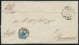 1853 9kr HP IIIa Távolsági Levélen / On Domestic Cover 'OFEN' - Pécsvárad - Other & Unclassified