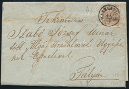 1854 6kr HP Levélen / On Cover 'RASZLAVICZ' - 'CASCHAU' -Tállya (Gudlin 500 P) - Altri & Non Classificati