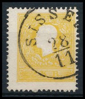 O 1858 2kr Sötétsárga I. Típus, Erős Szín, Szép Nyomat / Dark Yellow, Nice Print (Ferchenbauer EUR 540,-) 'SISSEK' Certi - Andere & Zonder Classificatie