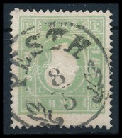 O 1858 3kr Zöld / Green 'PESTH' Certificate: Steiner - Sonstige & Ohne Zuordnung