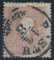 O 1858 10kr Lemezszakadásokkal / 10kr With Plate Flaw - Sonstige & Ohne Zuordnung