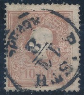 O 1858 10kr Lemezszakadásokkal / 10kr With Plate Flaw - Andere & Zonder Classificatie