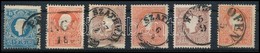 O 1858 6 Db I-es Típusú Bélyeg Szép, Olvasható Bélyegzésekkel / 6 Stamps With Nice And Readable Cancellations - Sonstige & Ohne Zuordnung