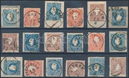 O 1858 18 Db Bélyeg Szép, Olvasható Bélyegzésekkel / 18 Stamps With Nice And Readable Cancellations - Sonstige & Ohne Zuordnung