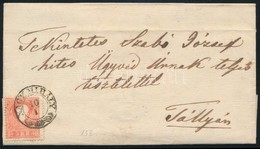 1861 5kr Levélen / On Cover 'NAGY MIHÁLY' - Tállya - Autres & Non Classés