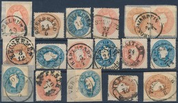 O 1861 17 Db Bélyeg Szép, Olvasható Bélyegzésekkel / 17 Stamps With Nice, Readable Cancellations - Other & Unclassified