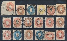 O 1861 18 Db Bélyeg Szép, Olvasható Bélyegzésekkel / 18 Stamps With Nice, Readable Cancellations - Andere & Zonder Classificatie