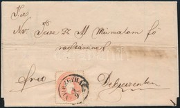 1862 5kr Levélen Tartalommal / On Cover 'NYIREGYHÁZA' - Debreczen - Autres & Non Classés