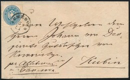 ~1863 10kr Levélen / On Cover 'TEMESVÁR' - Kubin - Other & Unclassified