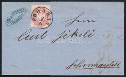 1866 5kr Levélen / On Cover 'FOGARAS' - Hermannstadt - Sonstige & Ohne Zuordnung