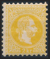 * 1867 2kr Sárga, Erős Szín / 2kr Yellow, Strong Colour - Autres & Non Classés