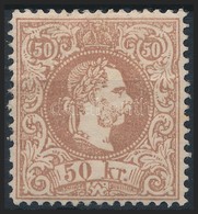 * 1867 50kr Barna, Eredeti Gumival / Brown, With Original Gum, Hinged. Certificate: Steiner - Autres & Non Classés