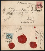 1867 Ajánlott 5kr Díjjegyes Boríték 10kr Kiegészítéssel / Registered PS-cover With 10kr Additional Franking 'TEMESVÁR /  - Autres & Non Classés