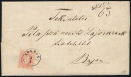 1868 5kr Ajánlott Levélen / On Registered Cover 'ZOMBOR' - Baja - Autres & Non Classés