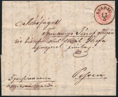 1868 5kr Levélen / On Cover 'GYAPJU' - Pest (Gudlin 300 P) - Autres & Non Classés