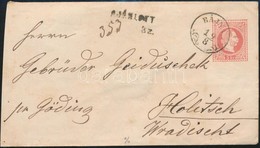 1868 Ajánlott 5kr Díjjegyes Boríték 2 X 5kr Díjkiegészítéssel / Registered PS-cover With 2 X 5kr Additional Franking 'BA - Autres & Non Classés