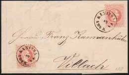 1868 2 X 5kr 2. Súlyfokozatú Levélen Teljes Tartalommal (80.000+) / On 2nd Weight Class Cover With Full Content 'NAGY-KA - Other & Unclassified