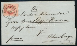 1869 5kr Levélen / On Cover 'ZALATHNA' - Abrudbánya - Other & Unclassified