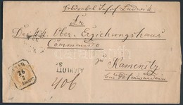 1869 15kr Ajánlott Levélen / On Registered Cover 'ARAD / AJÁNLOTT' - Kamenitz - Autres & Non Classés