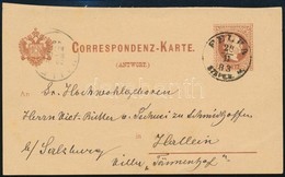 1883 2kr Osztrák Levelezőlap Válaszrésze / 2kr Austrian Reply Card 'FELKA / SZEPES M.' - Sonstige & Ohne Zuordnung