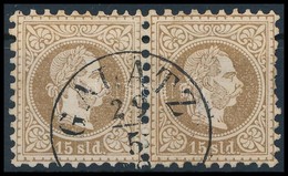 O 1867 15sld Pár / Pair 'GALATZ' - Andere & Zonder Classificatie