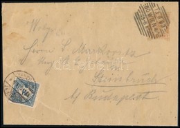 1893 Hírlapilleték Bélyeg Osztrák 2kr újságcímszalagon / Newspaper Duty Stamp On  Austrian Wrapper 'BUDAPEST' - Andere & Zonder Classificatie