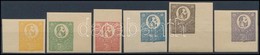 ** 1921 Emlékkiadás ívszéli, ívsarki Vágott Sor / Memorial Imperforate Set - Altri & Non Classificati