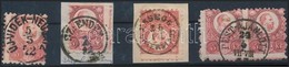 O 1871 5 Db Elfogazott Réznyomat 5kr / 5 Stamps With Shifted Perforation - Autres & Non Classés