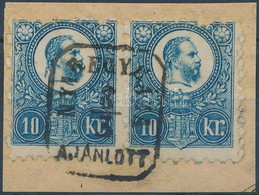 1871 Réznyomat 10kr Pár / Pair 'NYIREGYHÁZA / AJÁNLOTT' - Other & Unclassified