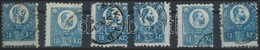 O 1871 6 Db Elfogazott Réznyomat 10kr / 6 Stamps With Shifted Perforation - Other & Unclassified