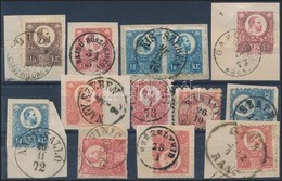 O 1871 12 Db Bélyeg Szép Bélyegzéssel / 12  Nice Cancellations - Andere & Zonder Classificatie