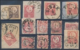 O 1871 13 Db Bélyeg Szép Bélyegzéssel / 13  Nice Cancellations - Andere & Zonder Classificatie