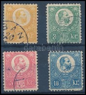 O 1883 Újnyomat / Reprints 2kr, 3kr, 5kr, 10kr - Andere & Zonder Classificatie