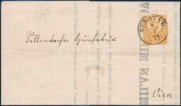 1871 Réznyomat 2kr / Mi 8 On Cover 'VUKOVÁR' - Wien - Autres & Non Classés