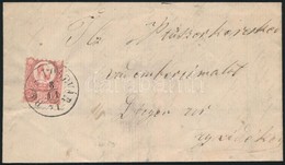 1871 Réznyomat 5kr Levélen / Mi 10 On Cover 'BÁCS-FÖLDVÁR' - 'ÚJ-VIDÉK - NEUSATZ' - Other & Unclassified